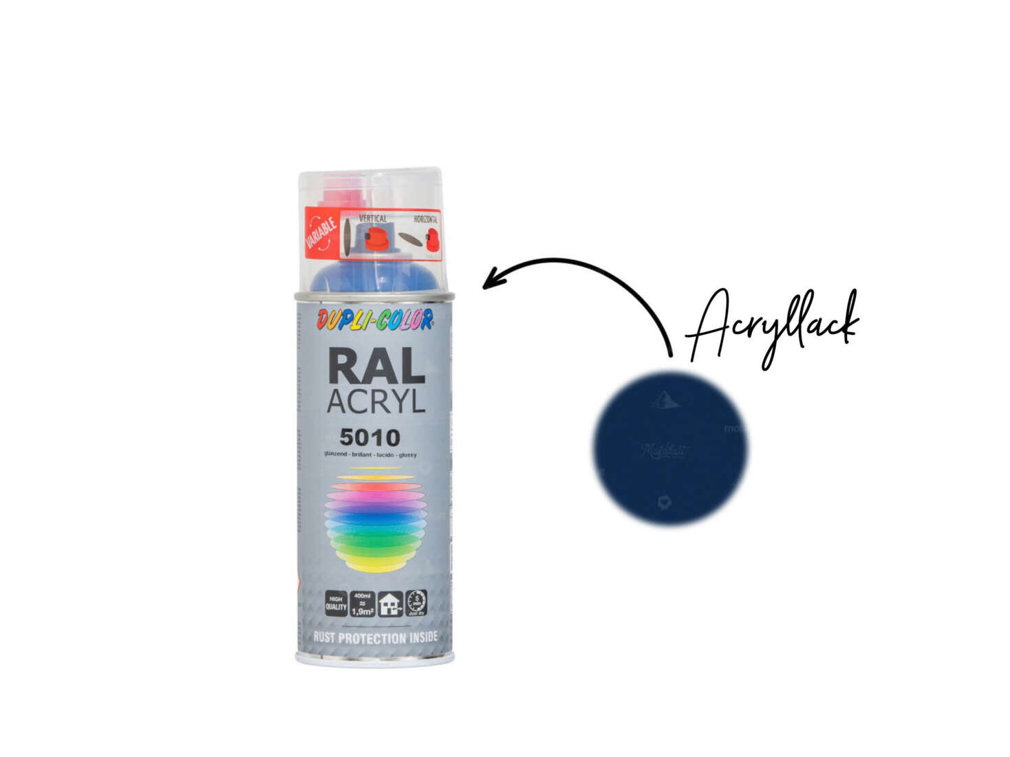 Dupli-Color Acryllack RAL 5010 blau glänzend 400 ml Dupli-Color Acryllack RAL 5010 blau glänzend 400 ml