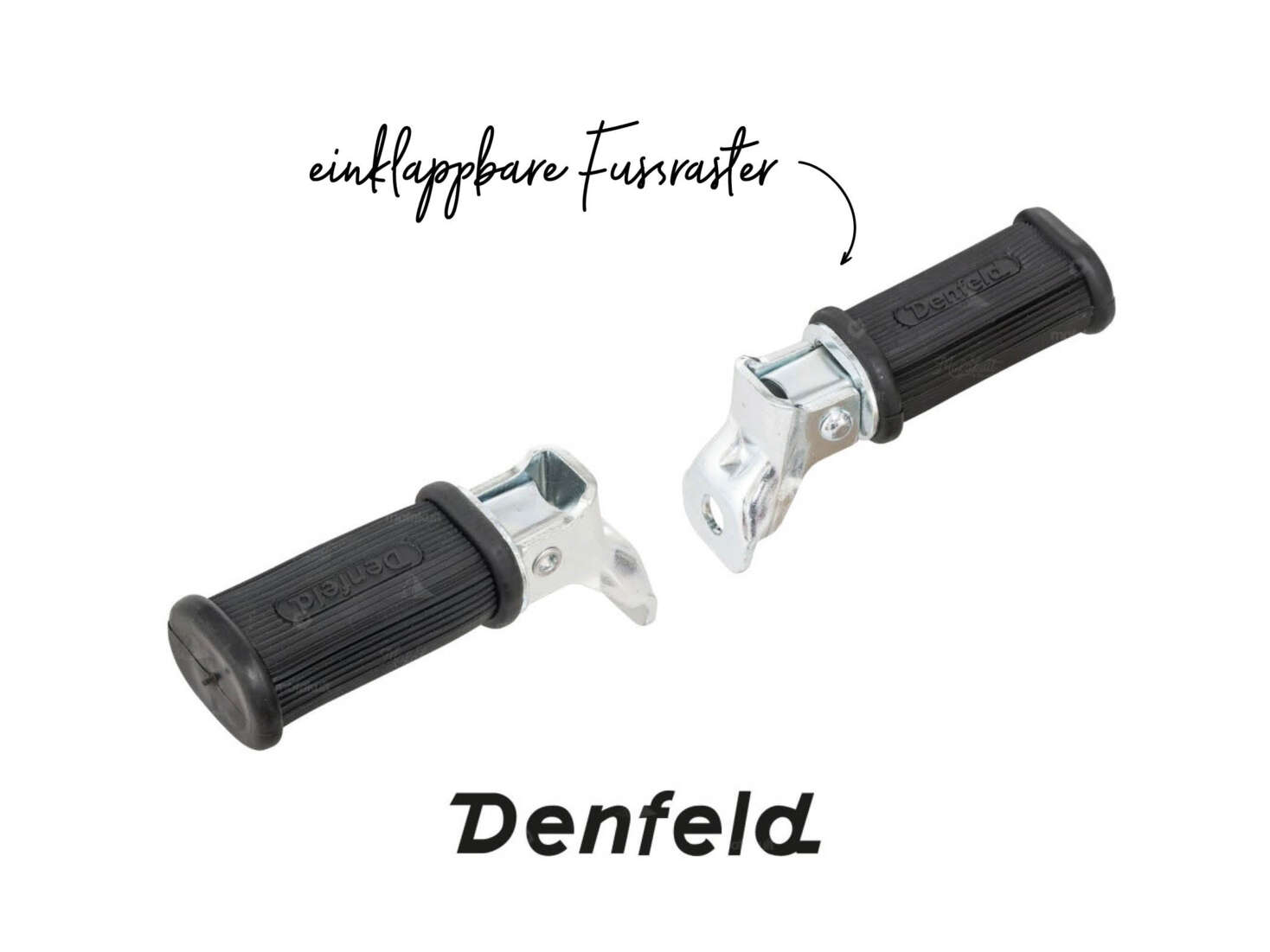 Denfeld Fussrasten einklappbar original (Befestigung unten) NOS Denfeld Fussrasten einklappbar original (Befestigung unten) NOS