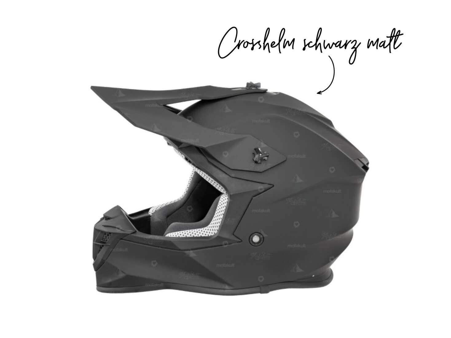 Crosshelm schwarz matt Crosshelm schwarz matt