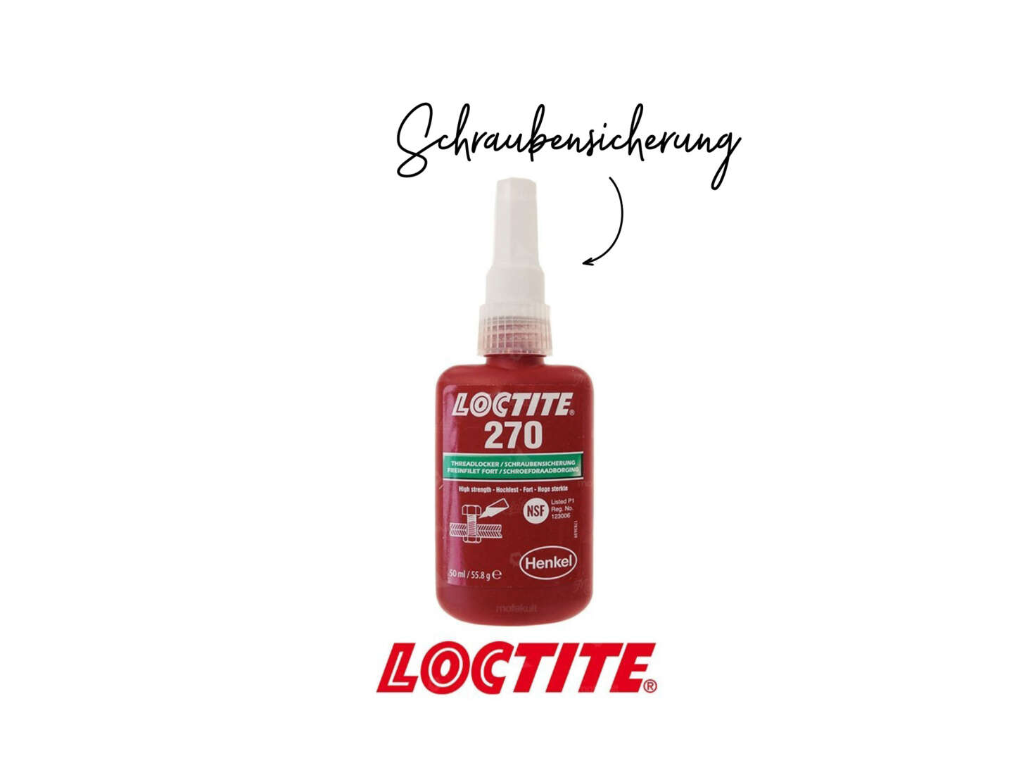 Loctite 270 Schraubensicherung hochfest 50 ml Loctite 270 Schraubensicherung hochfest 50 ml