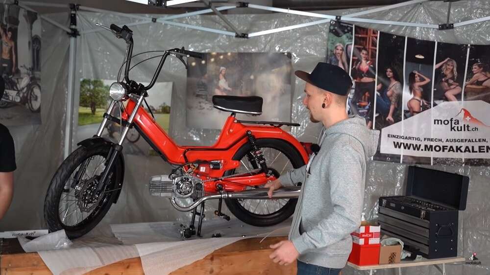 Set Auspuff Resonanz Ø 28 / 70 mm Puch Maxi / Puch X30 Sport Set Auspuff Resonanz Ø 28 / 70 mm Puch Maxi / Puch X30 Sport