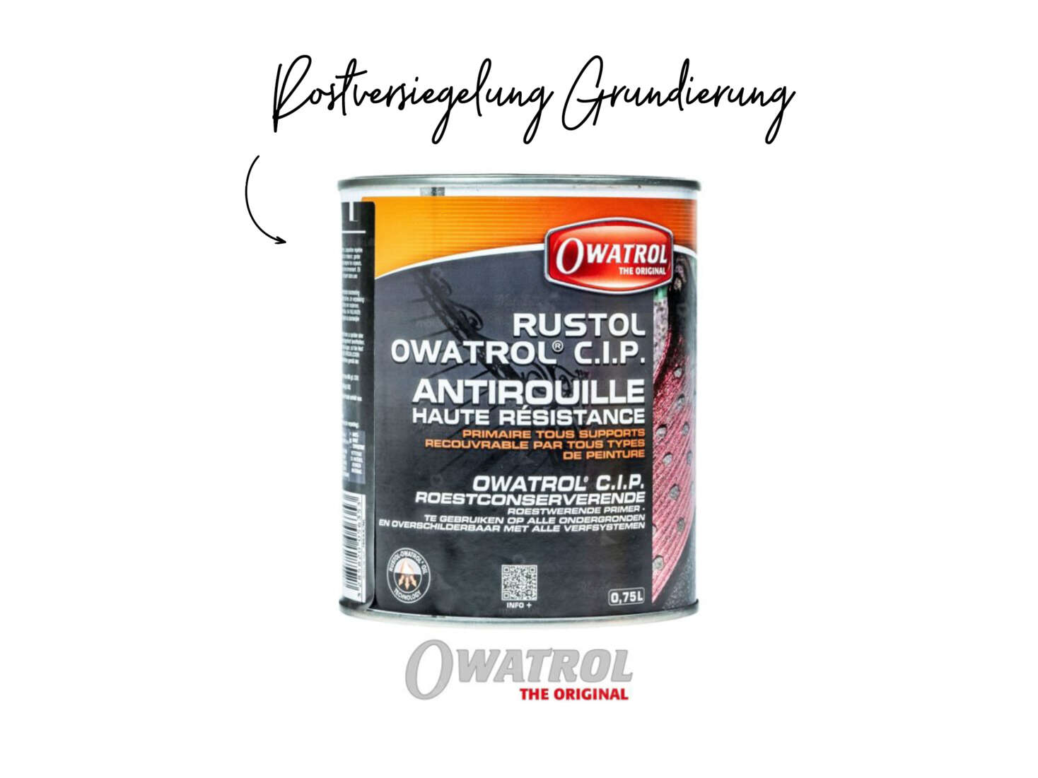 Owatrol Rustol CIP Grundierung Rostversiegelung 0.75 L Owatrol Rustol CIP Grundierung Rostversiegelung 0.75 L
