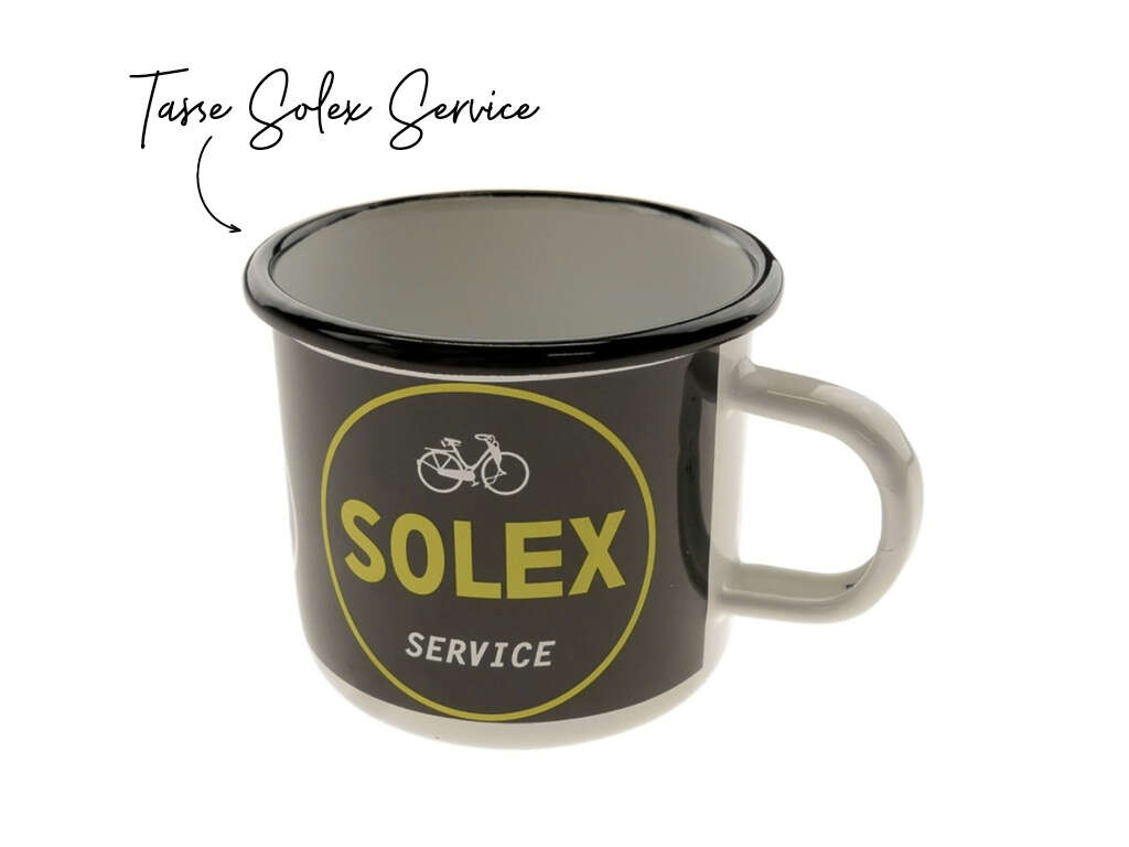 Tasse Solex Service schwarz Tasse Solex Service schwarz
