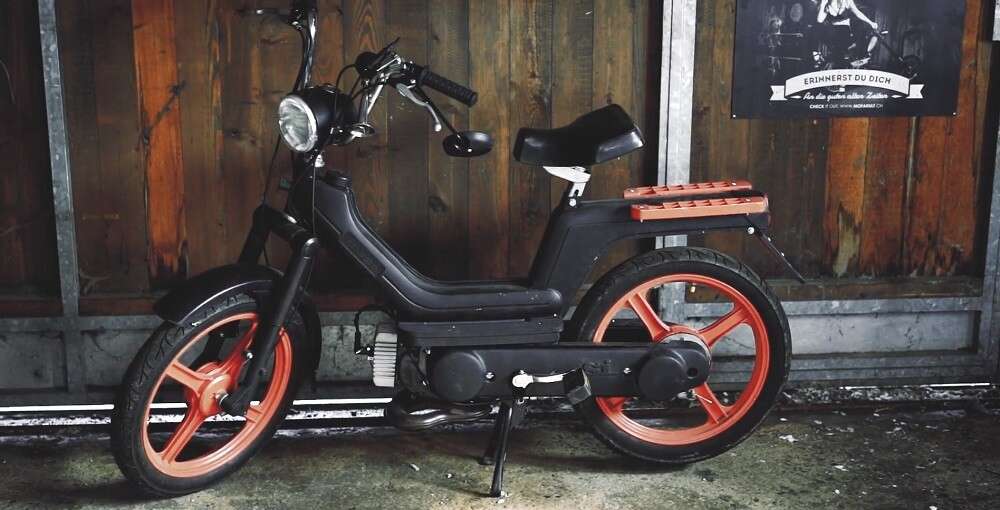 Das Piaggio-SI-Töffli mit zweiteiligem Rahmen Das Piaggio-SI-Töffli mit zweiteiligem Rahmen