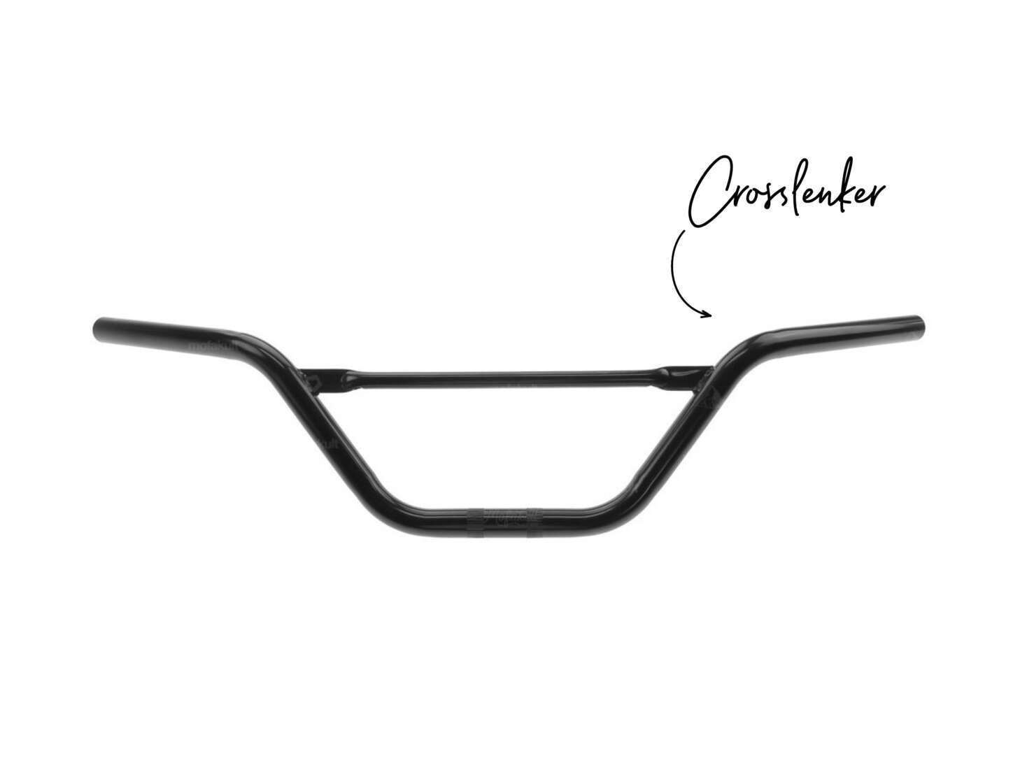 Lenker Gabelplatte 15 cm Cross schwarz Lenker Gabelplatte 15 cm Cross schwarz