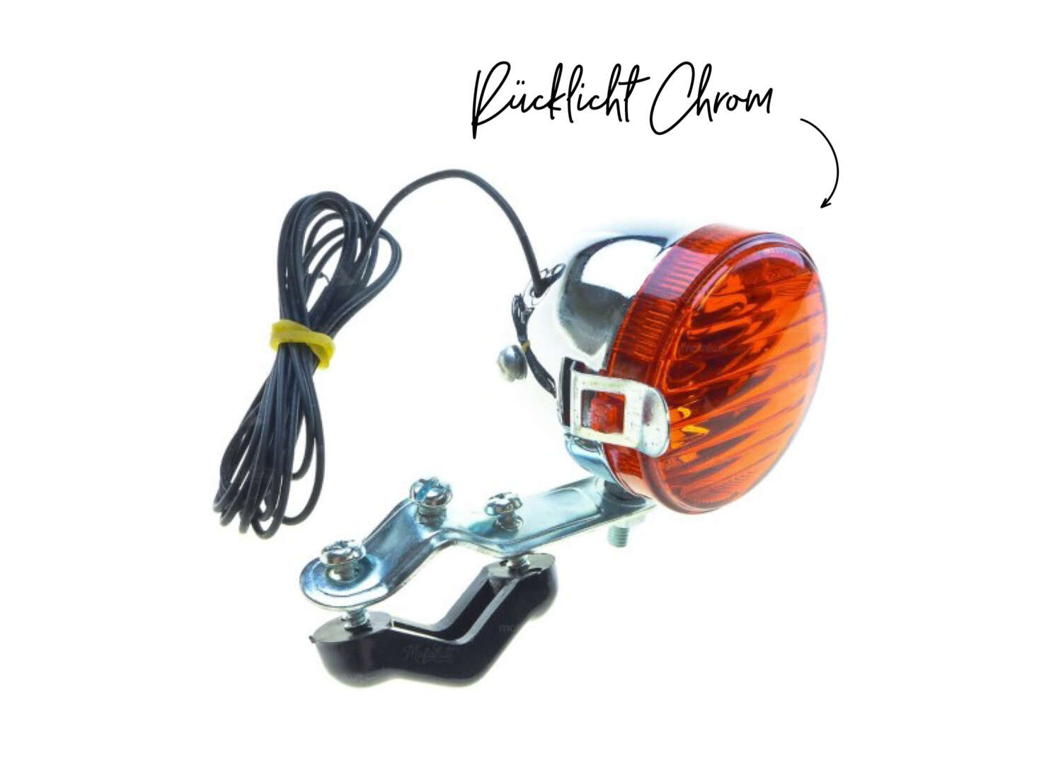 Rücklicht "Alaska" Chrom | Universell verwendbare Custom-Heckleuchte Rücklicht "Alaska" Chrom | Universell verwendbare Custom-Heckleuchte