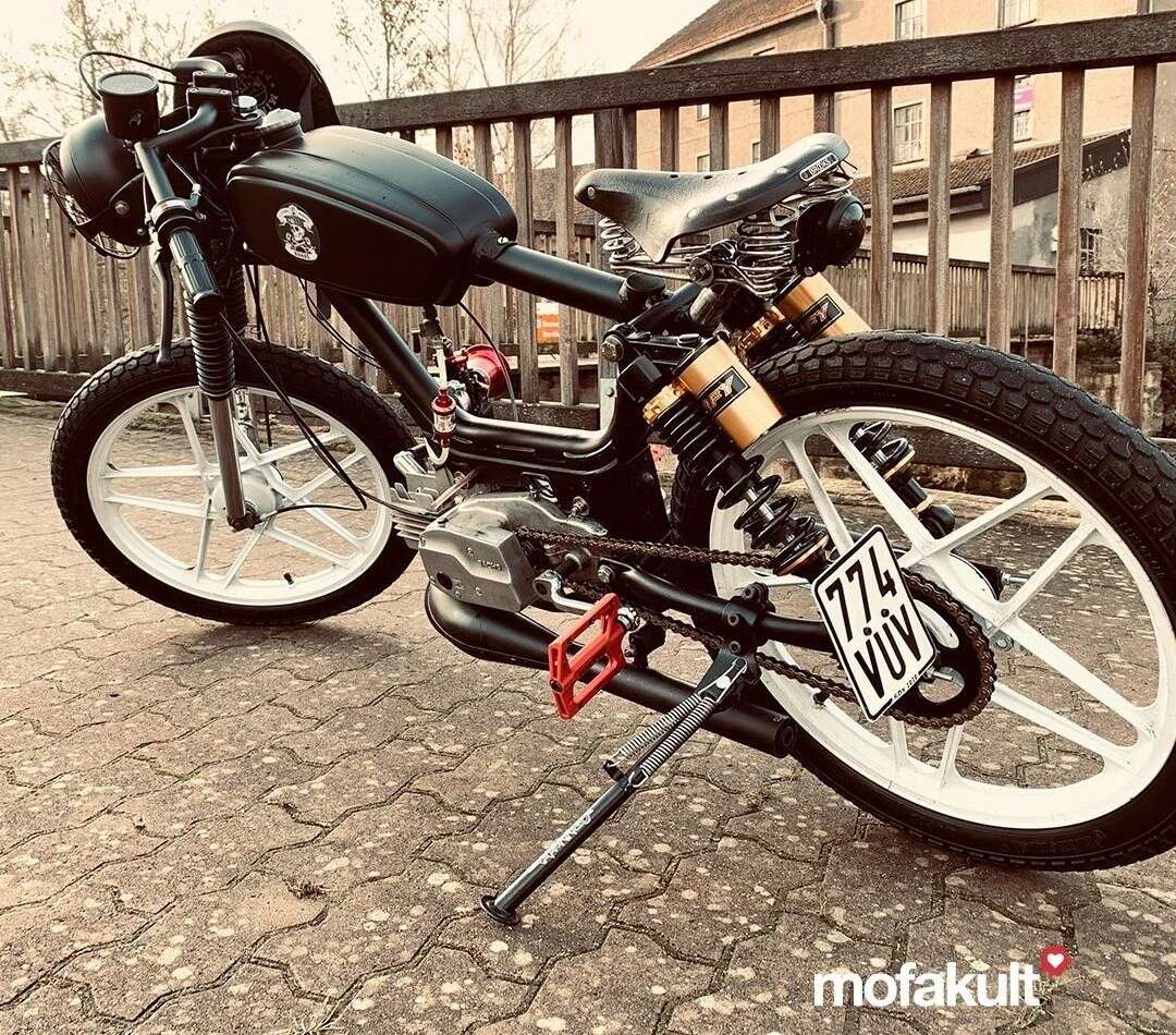 Hercules Prima 5 80ccm Café Racer von Christopher Hercules Prima 5 80ccm Café Racer von Christopher