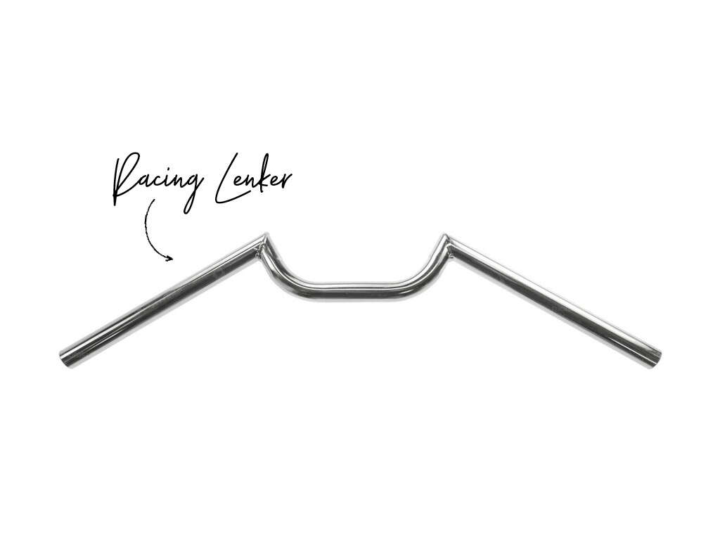 Lenker Gabelplatte 15 cm Racing Chrom Lenker Gabelplatte 15 cm Racing Chrom