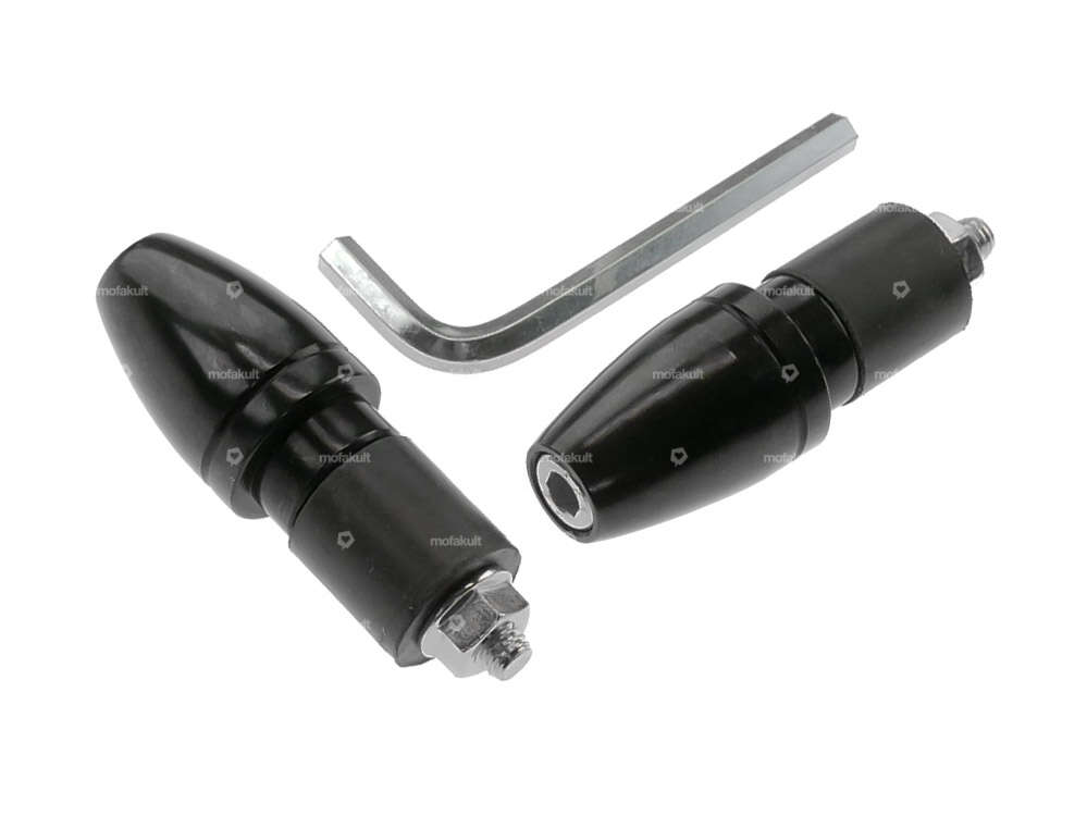 DMP vibration damper handlebar black Carousel Image 1