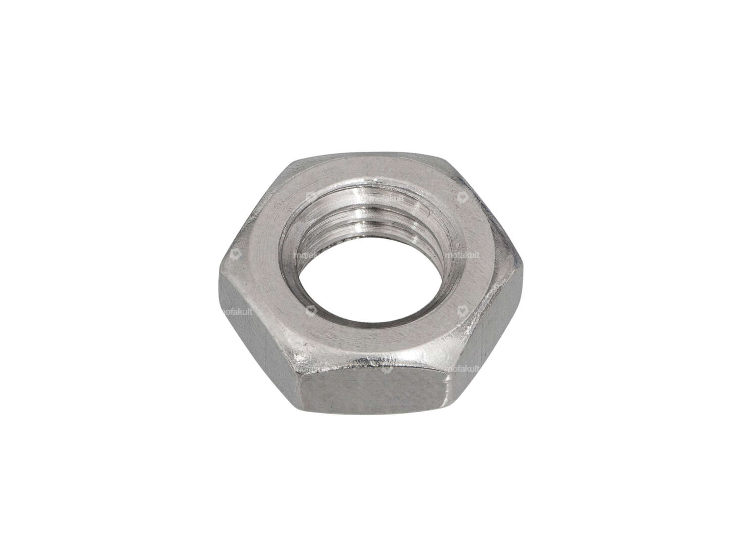 Nut M12 low Inox Carousel Image 1