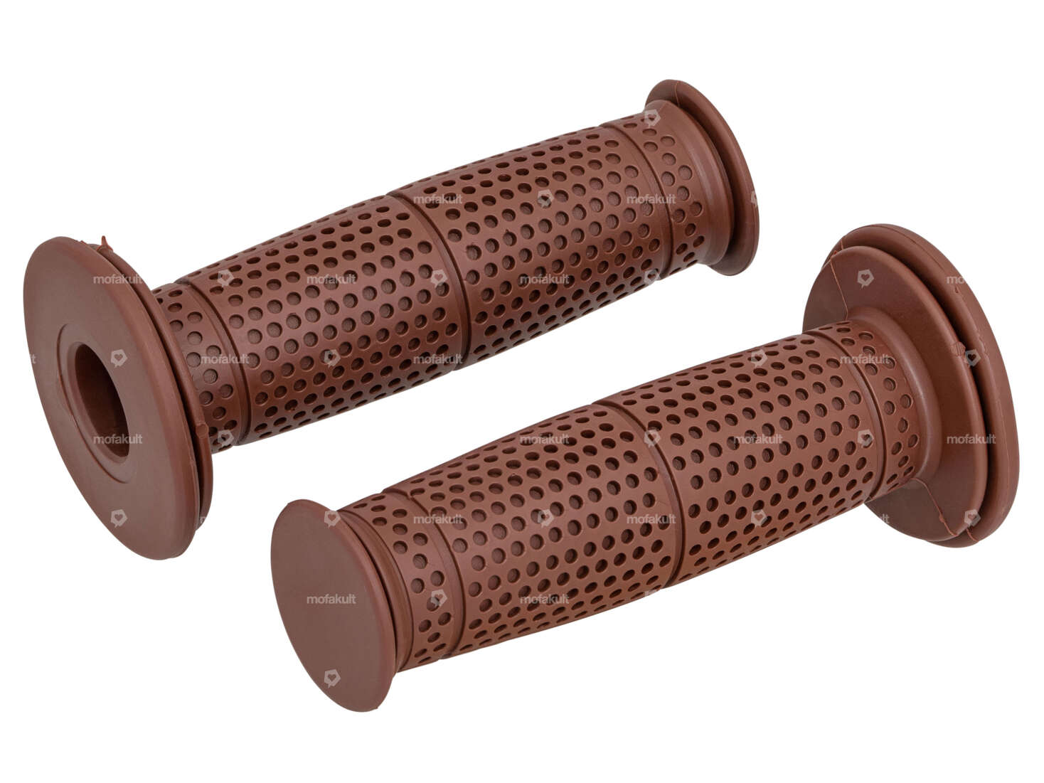 Poignées Vintage perforées Automatique marron Carousel Image 1