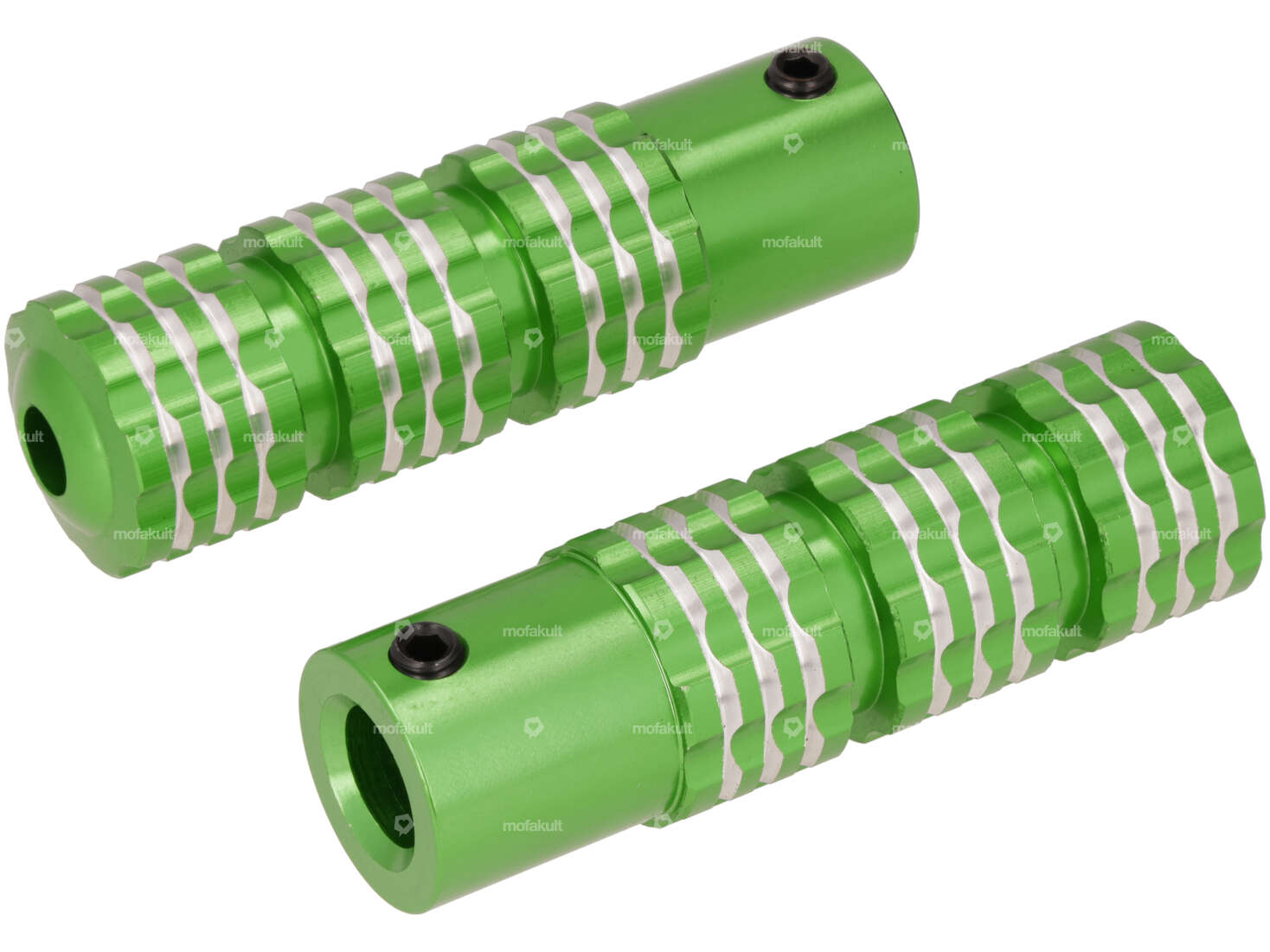 GPO Fussrasten Alu grün Carousel Image 1