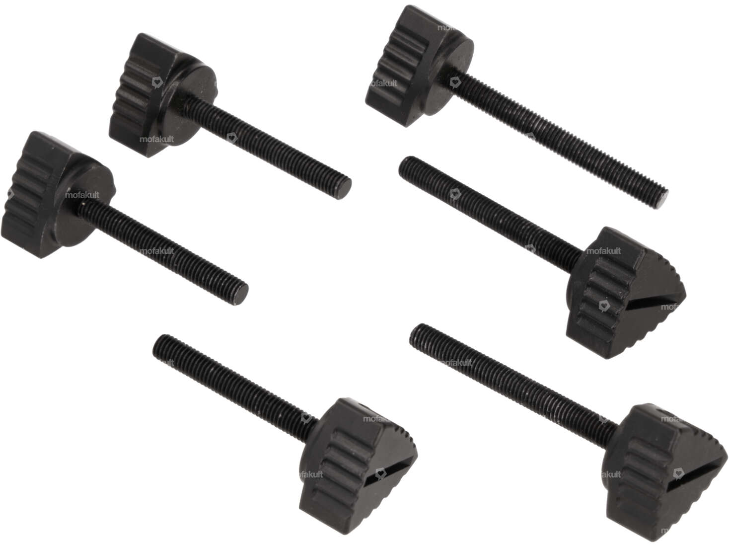 66HEROES Kit de vis de protection latérale alu noir | Puch Maxi S Carousel Image 1