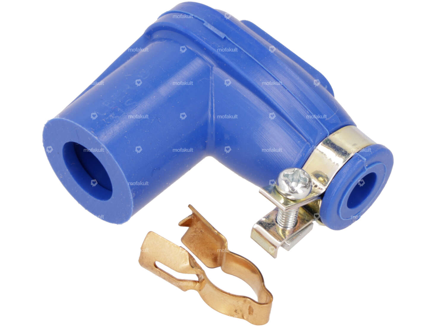 NGK LBER-B Cosse de bougie d'allumage / 5 kΩ antiparasite bleu Carousel Image 1