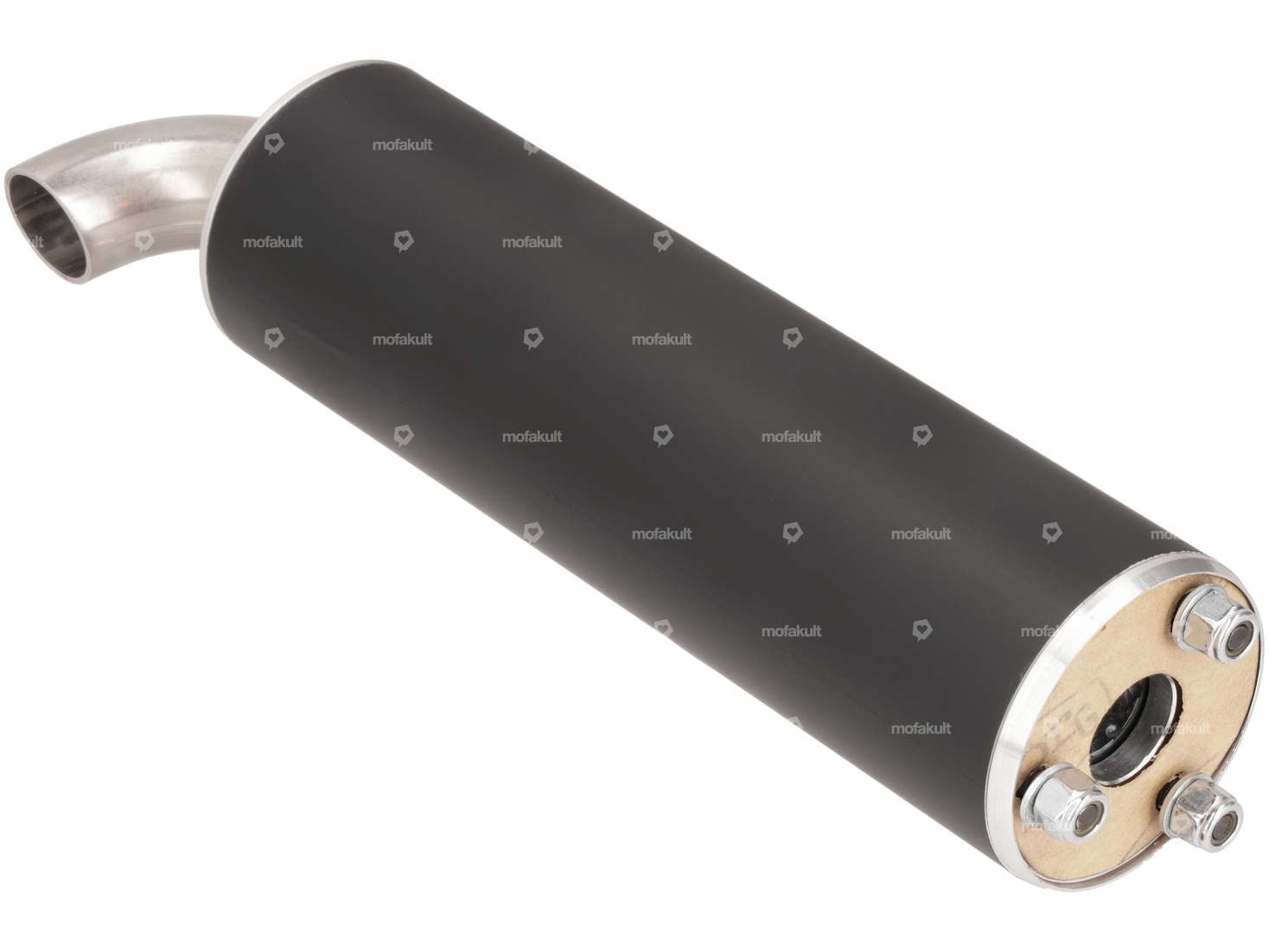 Silencieux avec fixation à 3 points noir inox Carousel Image 2