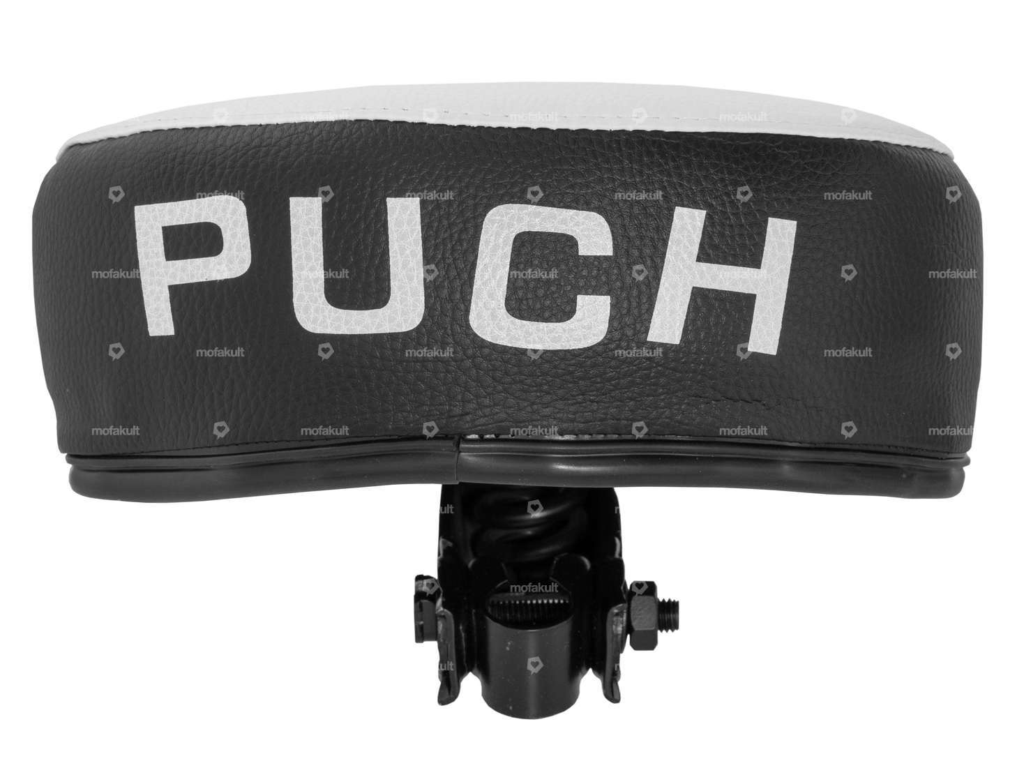 Saddle "PUCH" black - white Carousel Image 3
