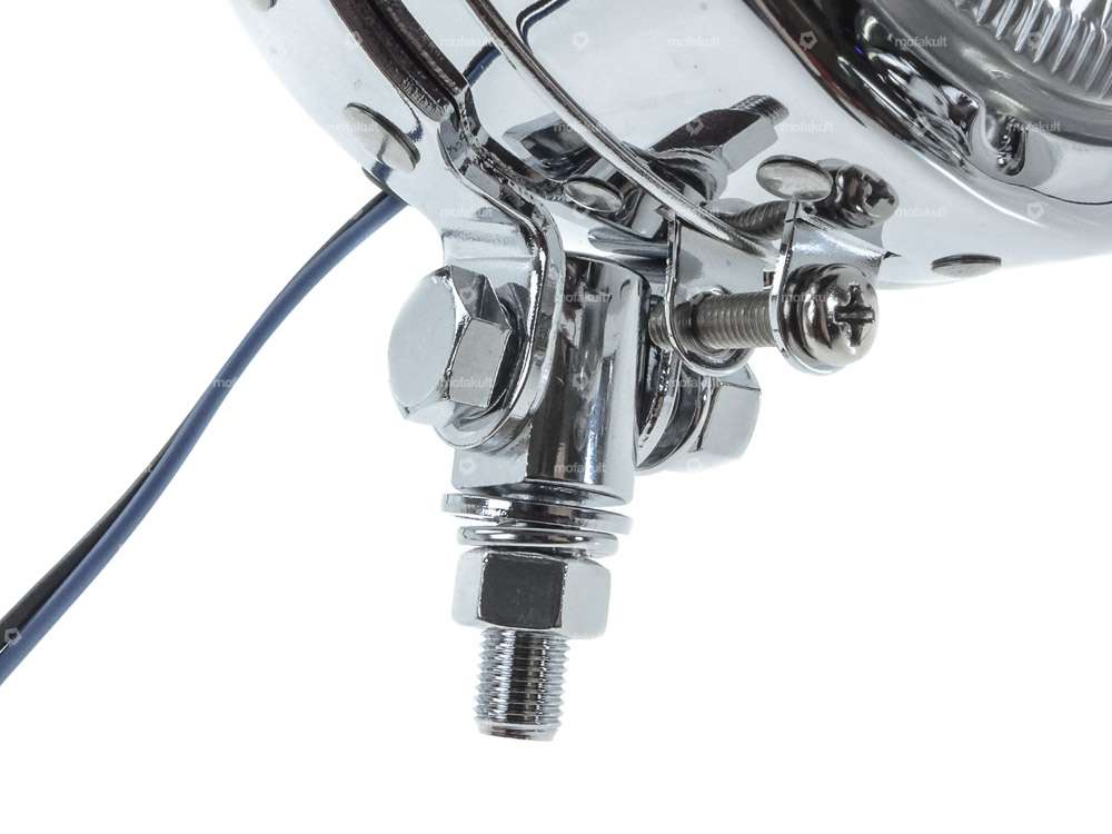 Phare "Michigan" rainuré chromé Carousel Image 5