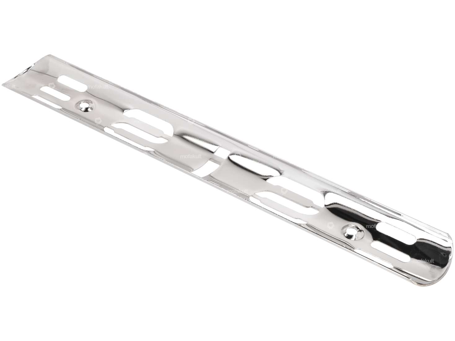 Tôle de chaleur d'échappement "SIS" chrome Carousel Image 3