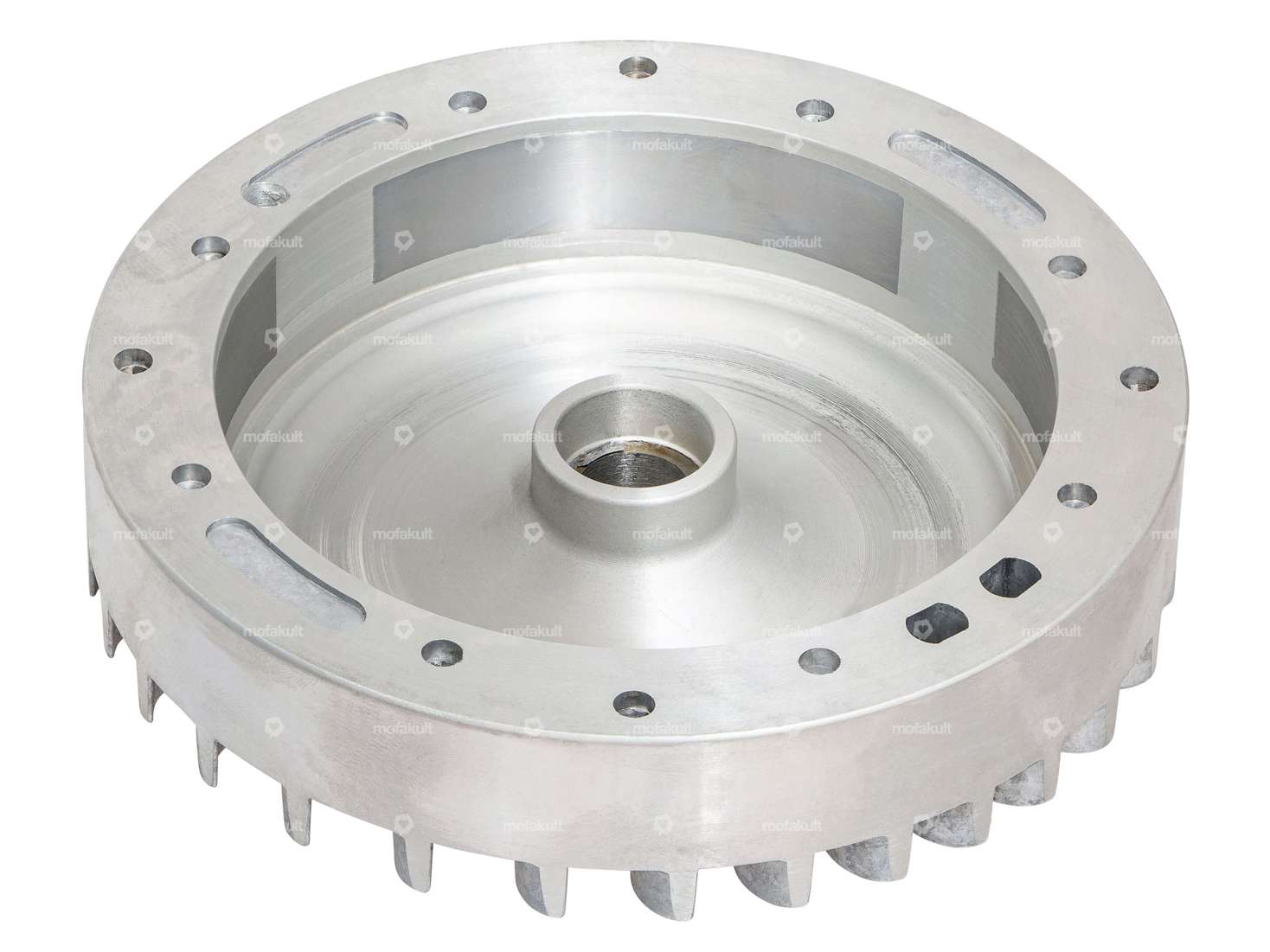 GPO Schwungrad 1300 g Drehschieber-Welle elektronische Zündung | Piaggio Ciao, SI, Bravo, Boxer Carousel Image 2