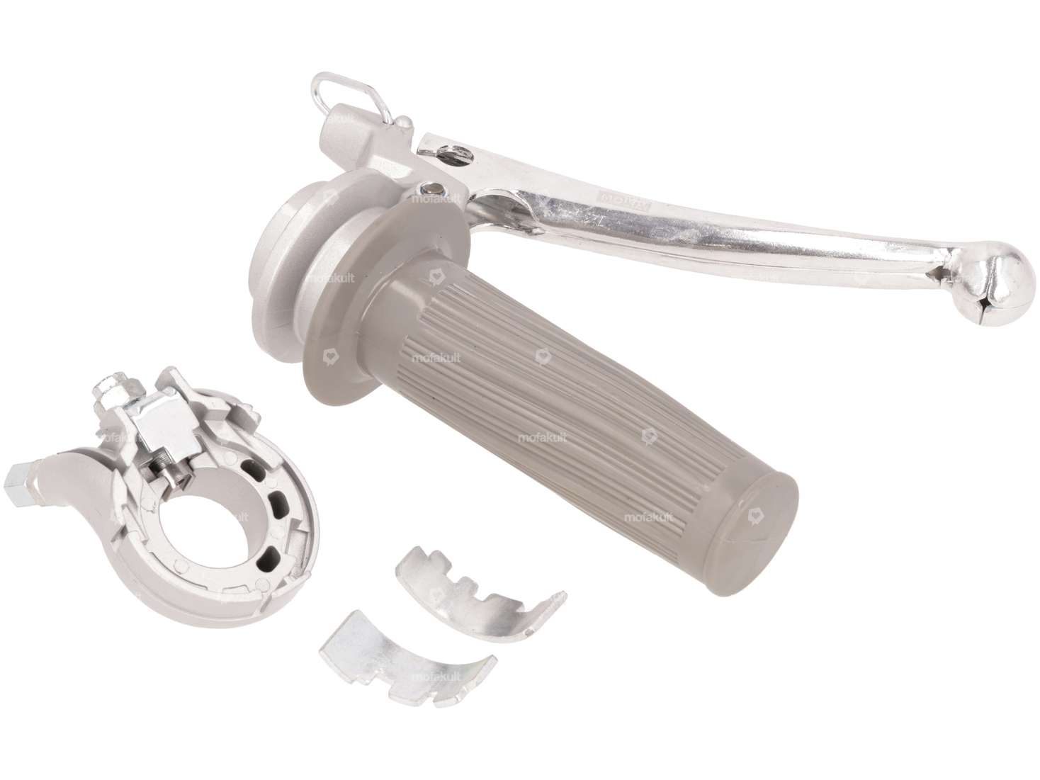 Schaltgriff 2 / 3-Gang (Magura Nachbau) silber / grau Carousel Image 3