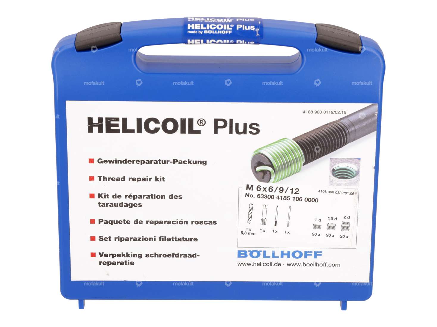 HeliCoil Gewinde-Reparatur-Set M6 (Profi Werkzeug) Carousel Image 1