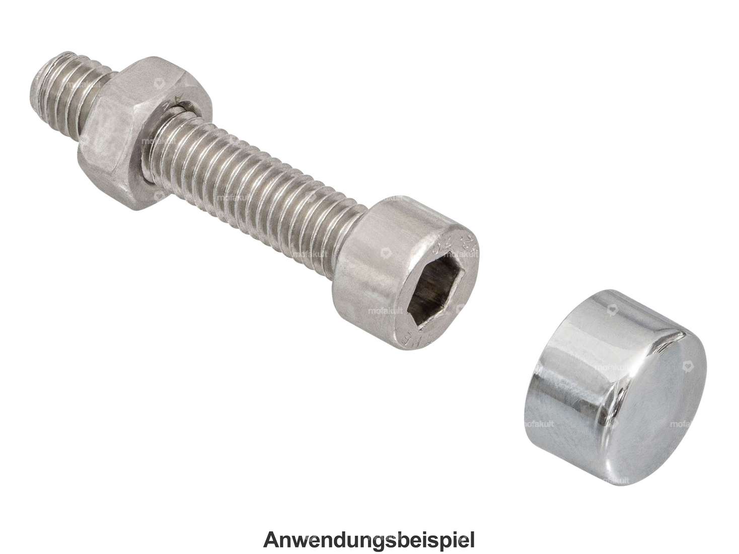 Abdeckung Innensechskant-Kopf M6 Chrom Carousel Image 3