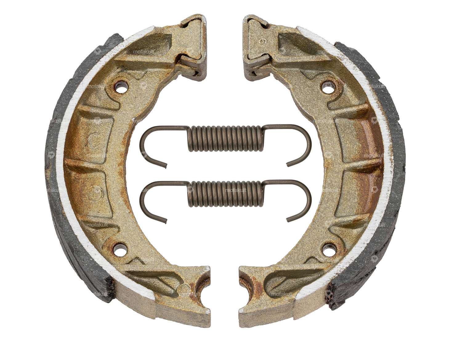 swiing® ingenious brake shoes slotted Ø 105 x 20 cast wheel front | Piaggio Ciao, SI, Bravo Carousel Image 1
