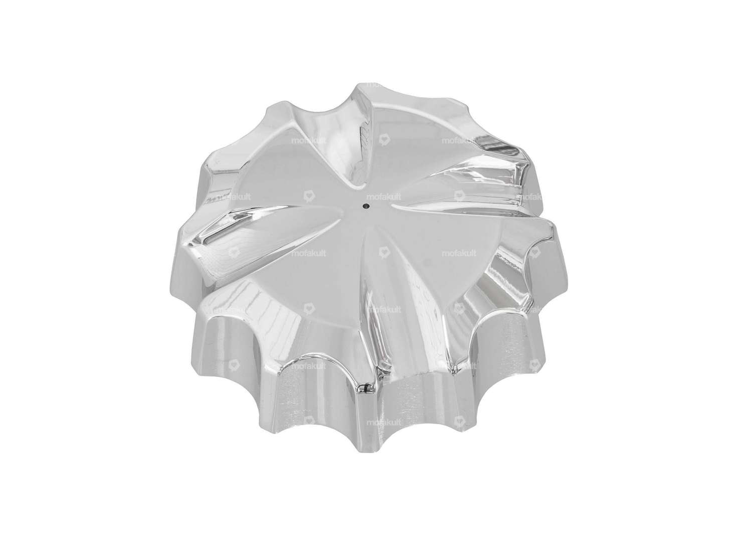 66HEROES Tank cap M42x1.5 "Iron Cross" aluminum chrome | Sachs Carousel Image 1