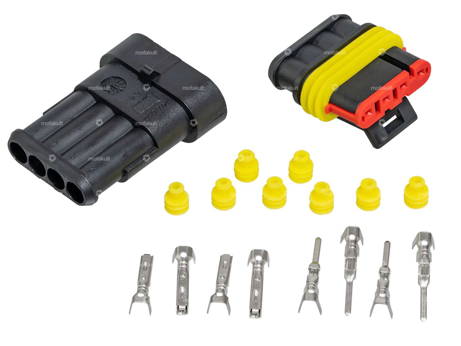 Superseal plug 4-pin waterproof Carousel Image 1