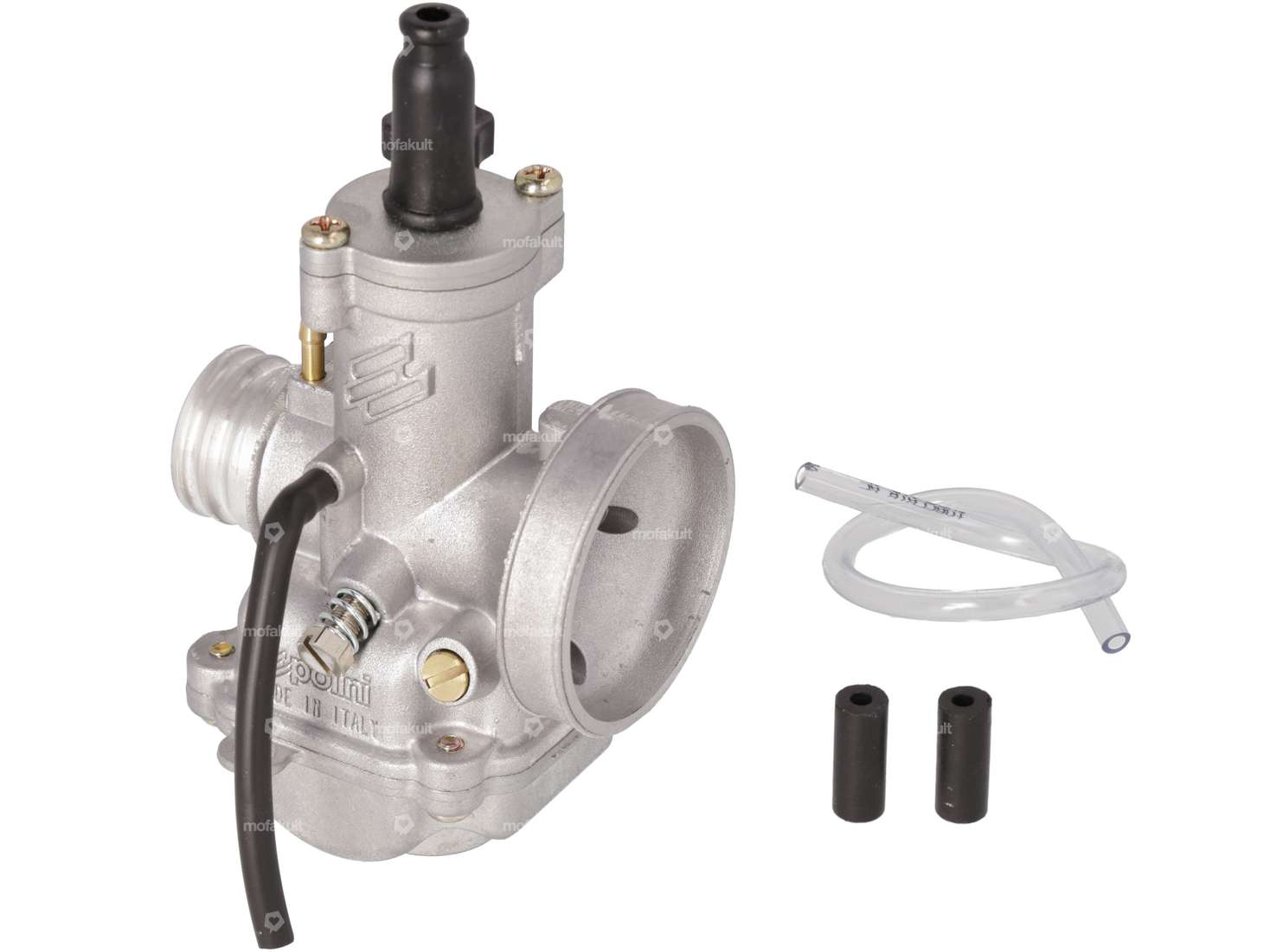 Carburateur Polini CP 21 mm (Handchoke) bride en caoutchouc Carousel Image 2
