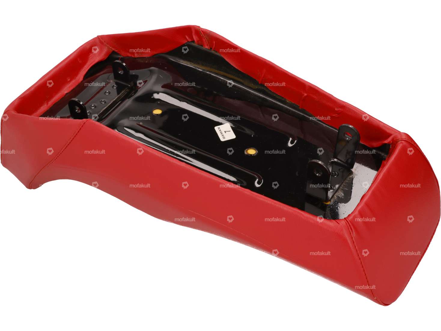 Selle à bosse Gaman rouge NOS | Piaggio Ciao P Carousel Image 2