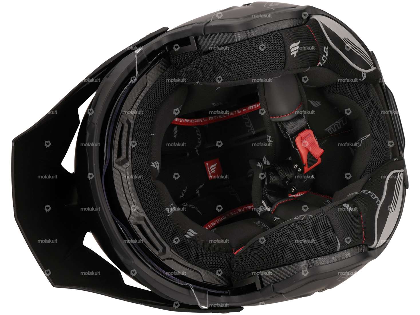 MT Helmets Jet helmet "Trial" black matt (S-XL) Carousel Image 4