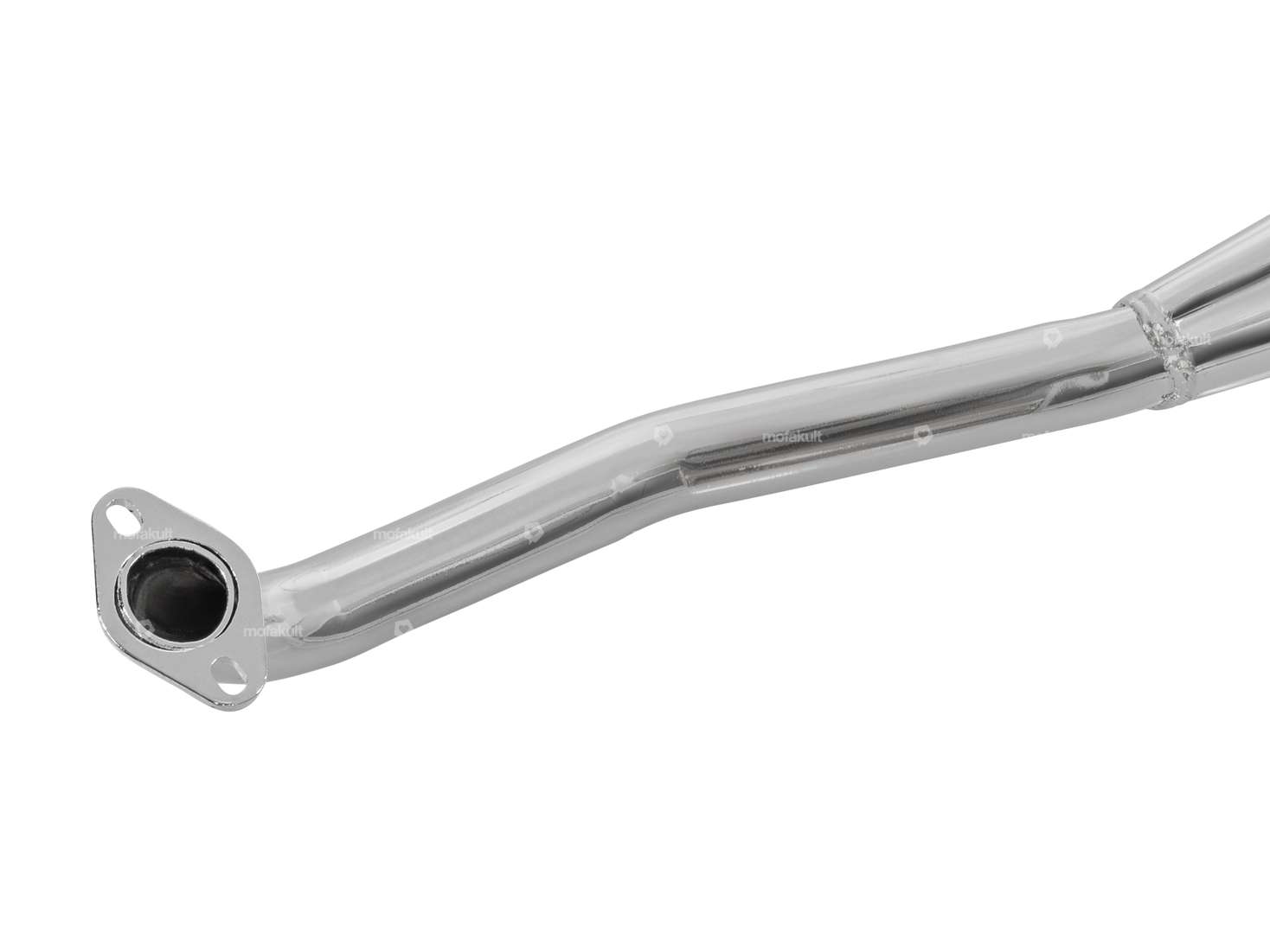 Biturbo exhaust chrome / aluminum | Puch Carousel Image 5