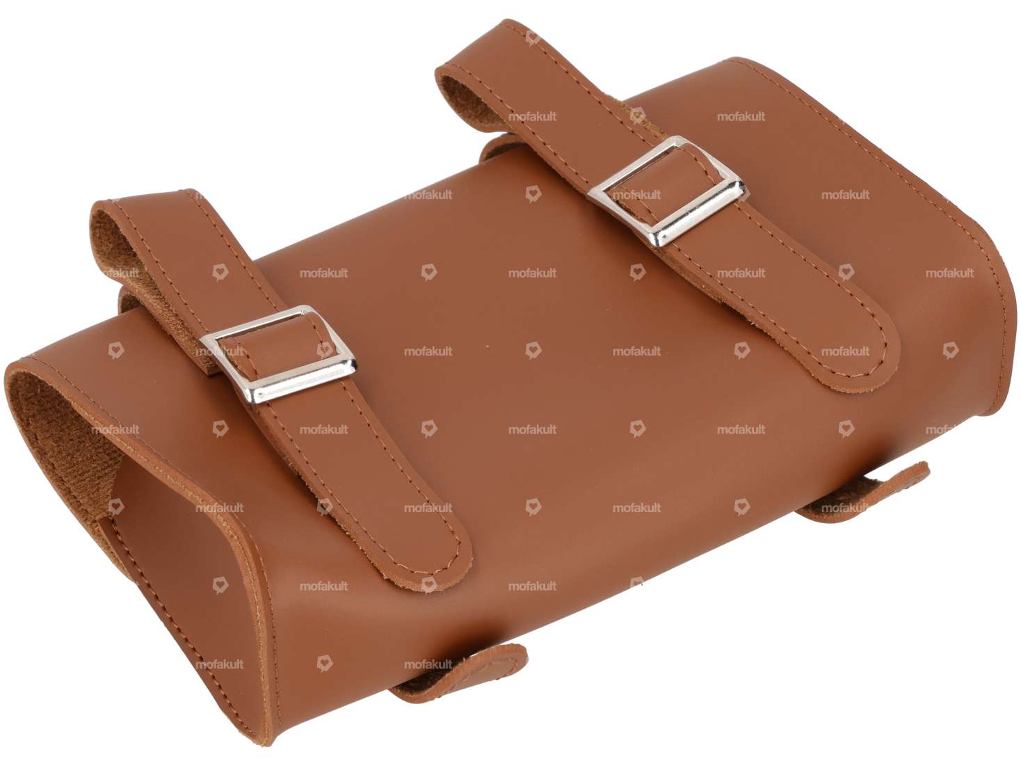 mk-Merch saddle bag large brown Carousel Image 2