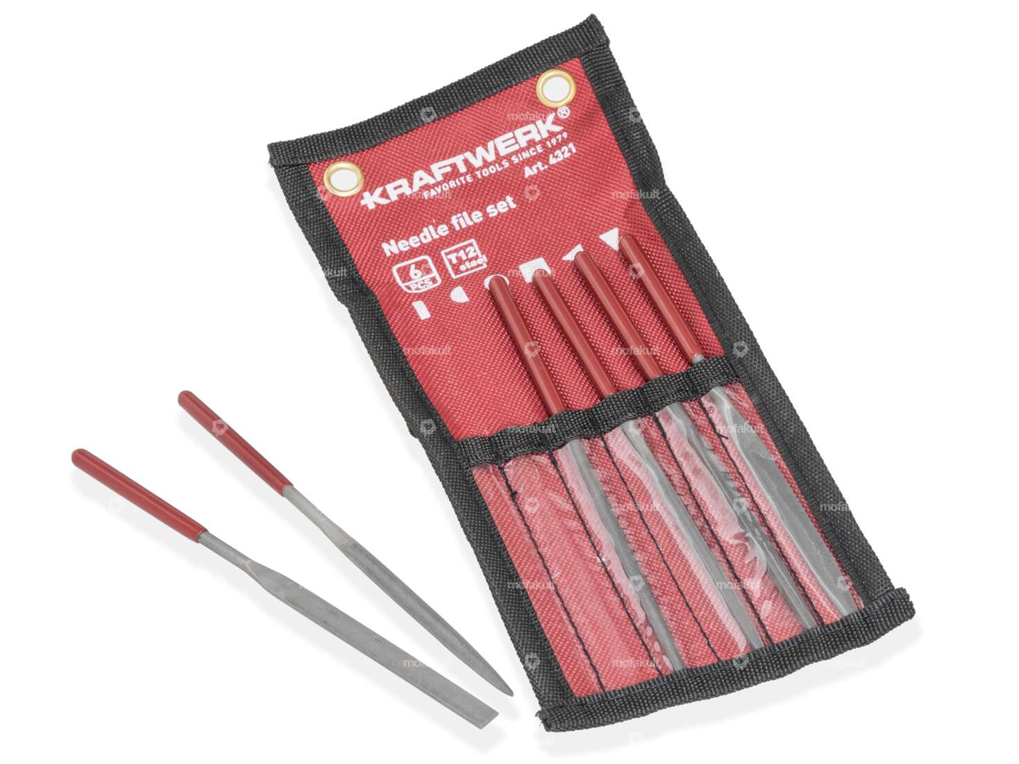 Kraftwerk needle file set 6 pcs. Carousel Image 1