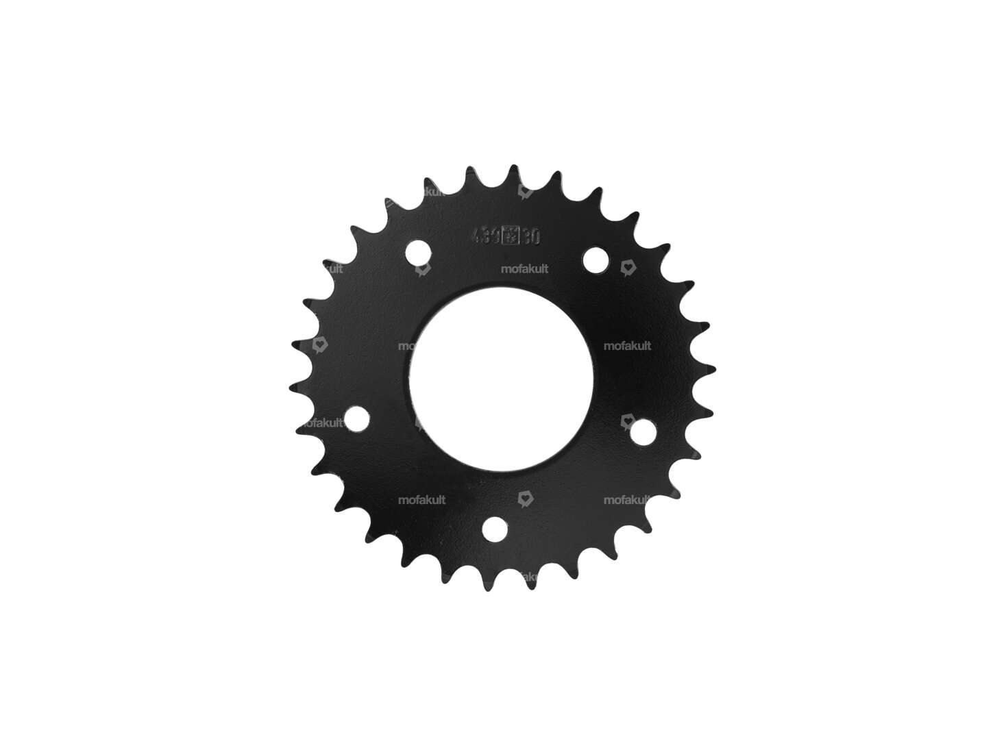 ESJOT sprocket 30 teeth (415H) black | Kreidler Carousel Image 1