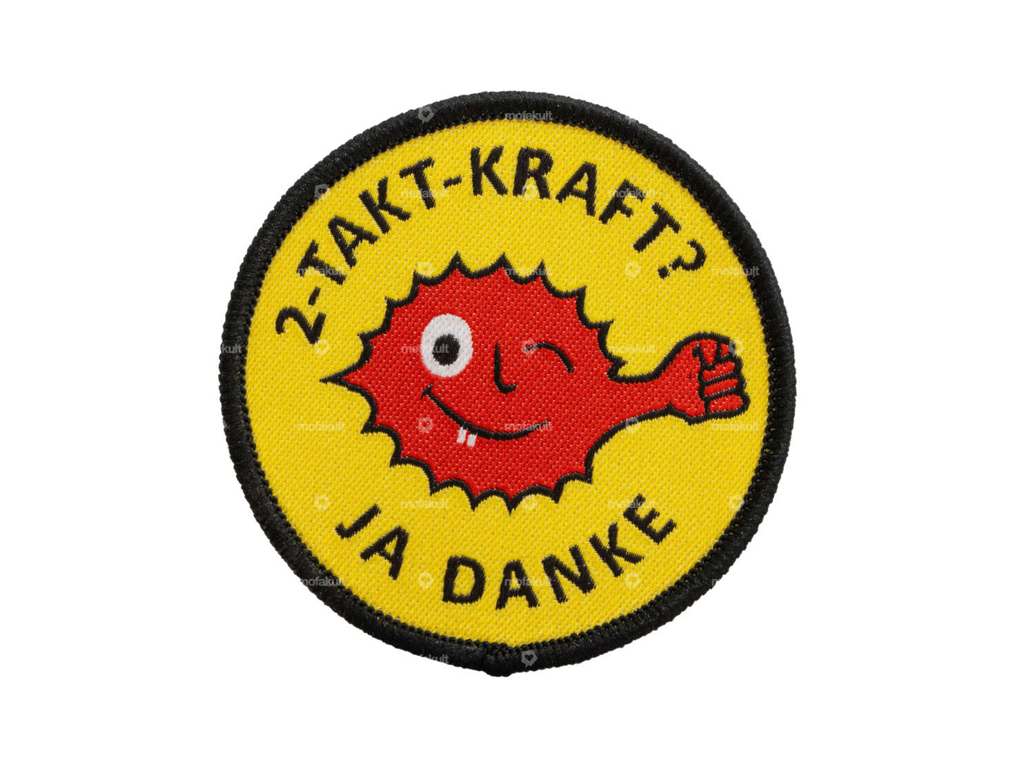 Gang Patch «2 Takt Kraft? Ja Danke» Ø 60 mm Carousel Image 1