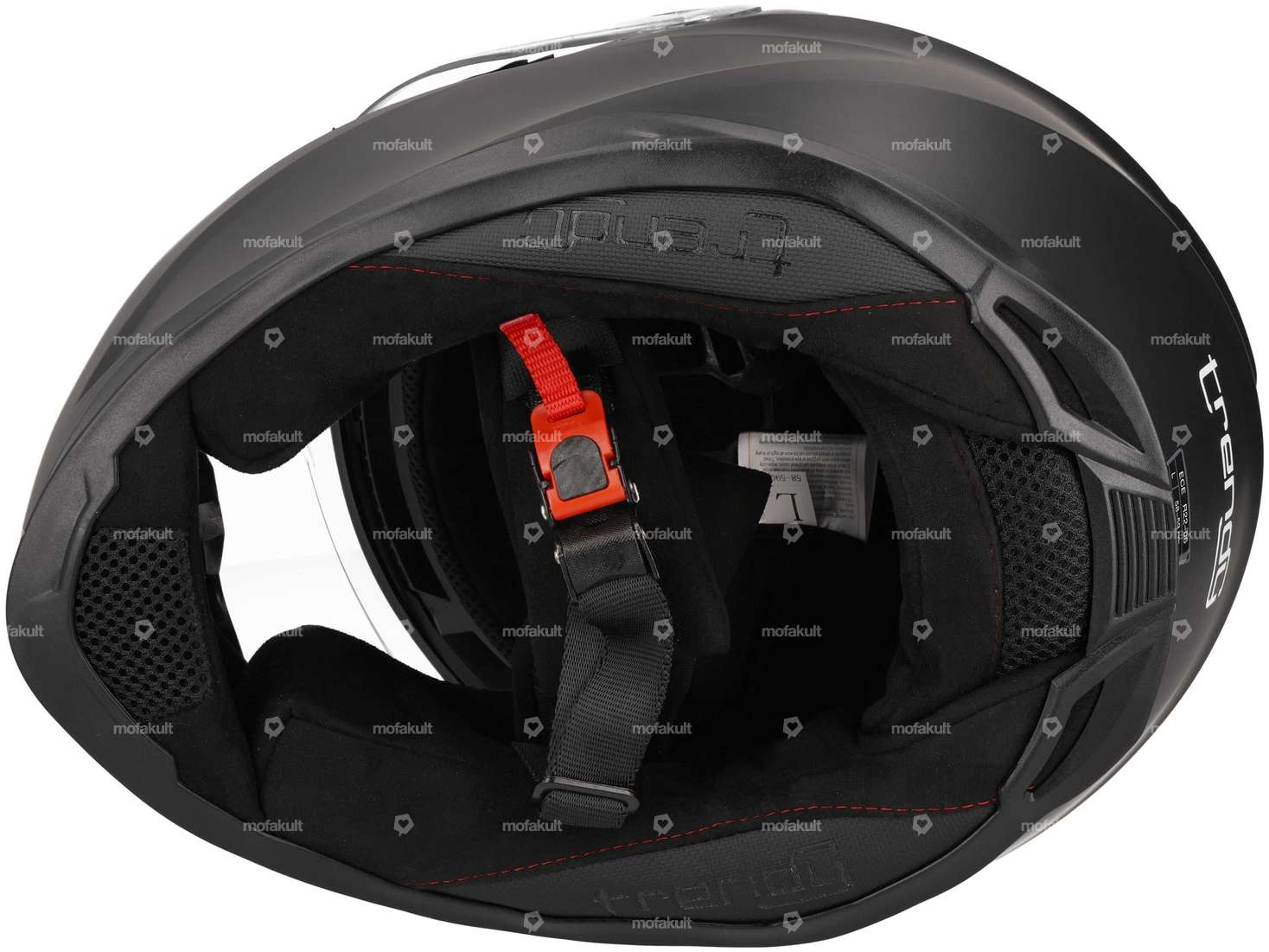 Full-face helmet "Trendy" black matt Carousel Image 4