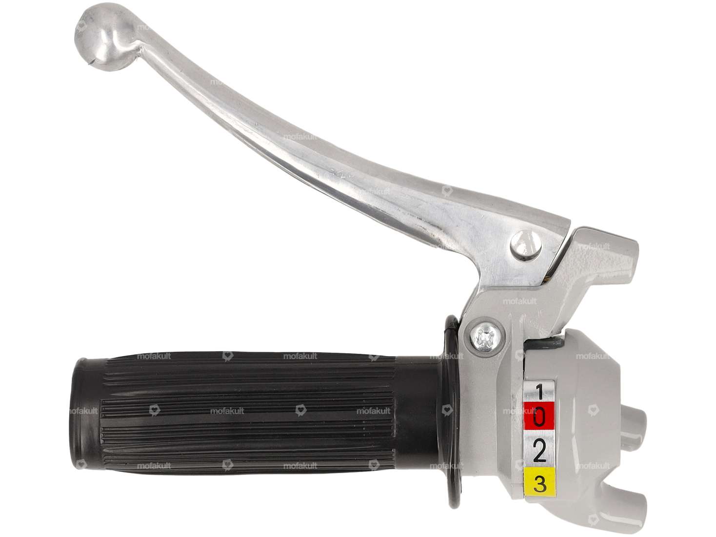 Poignée de commande 3 vitesses (réplique Magura) gris / noir Carousel Image 1