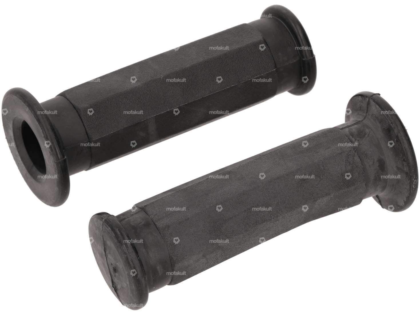 Poignées polygonales noir NOS | Piaggio Ciao SI, Bravo Carousel Image 1