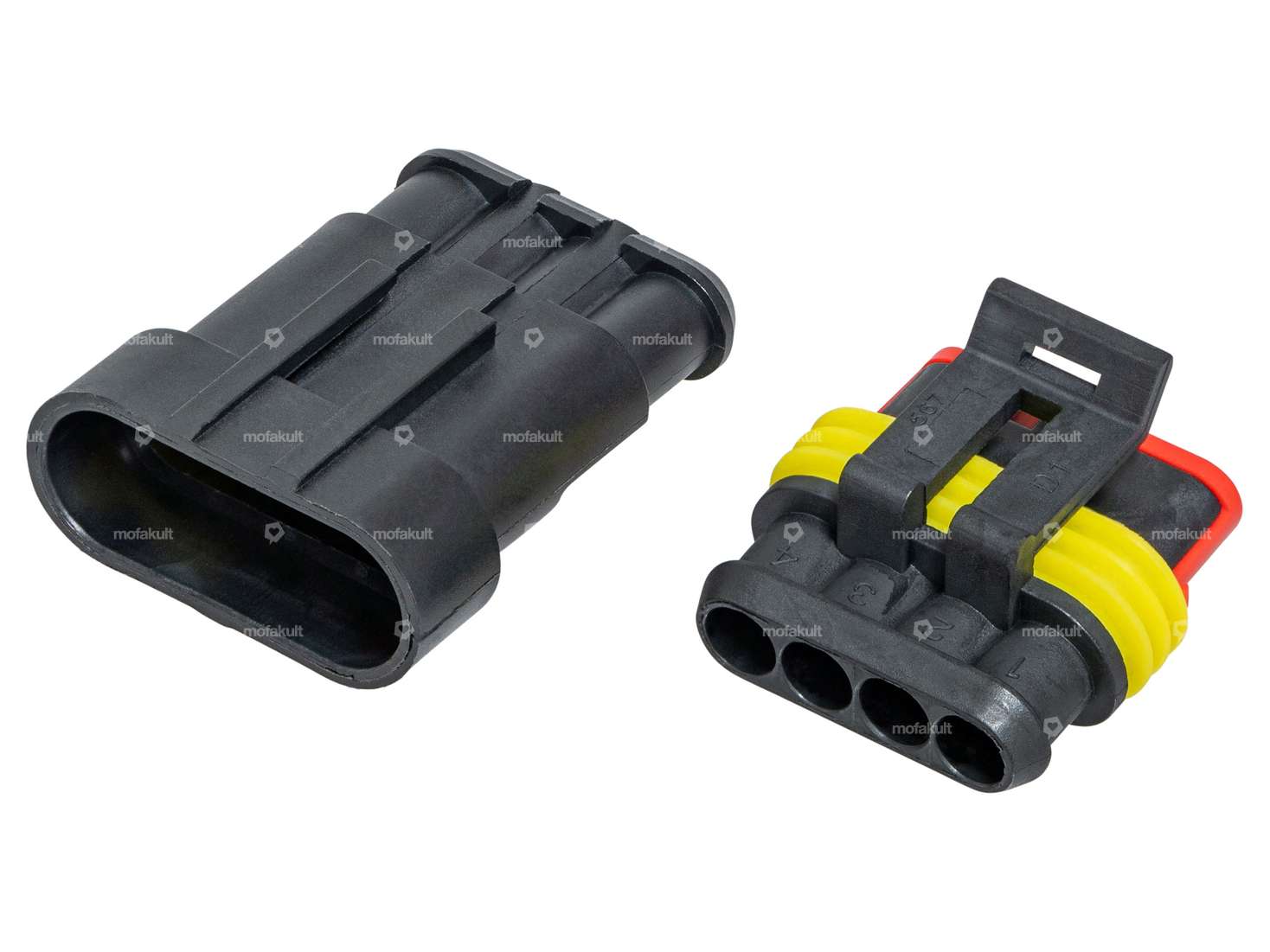 Superseal plug 4-pin waterproof Carousel Image 2