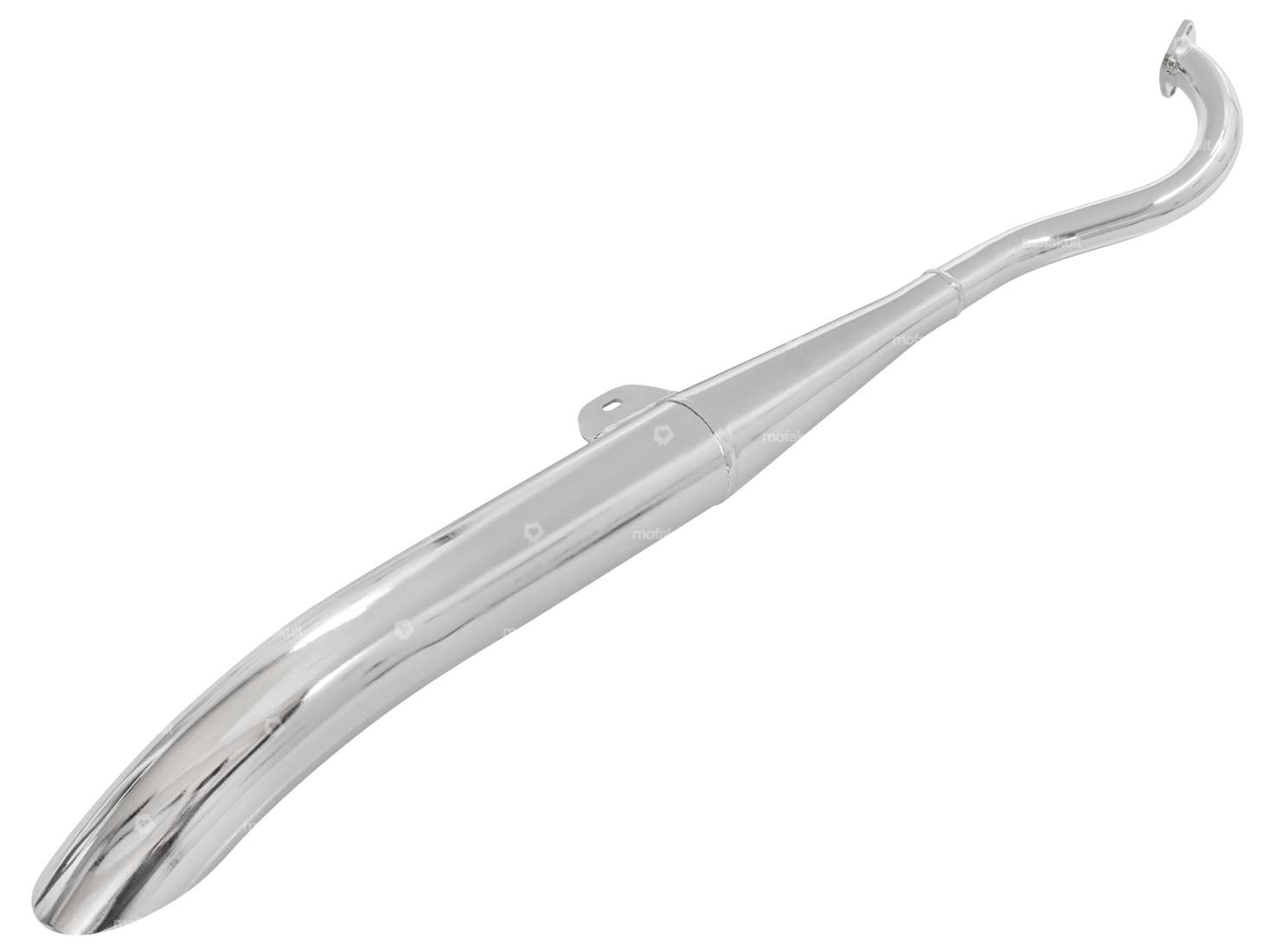 Exhaust sidepipe 28 mm chrome | Puch Maxi S Carousel Image 5