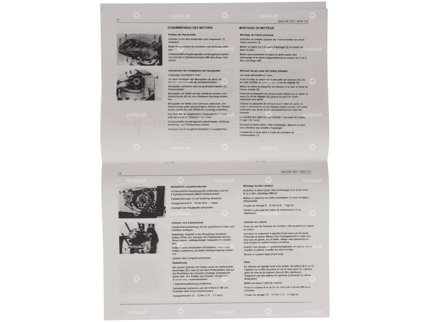 Manuel de réparation 317.81 ACO D-F | Sachs 503 ADV CH Carousel Image 3