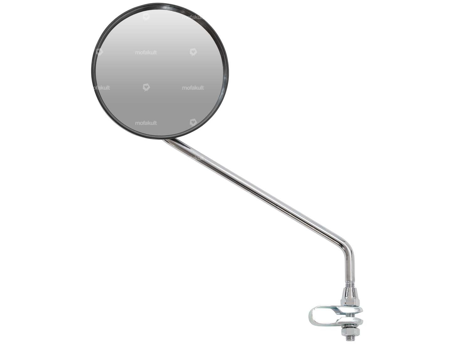 Rétroviseur chromé / noir Carousel Image 1