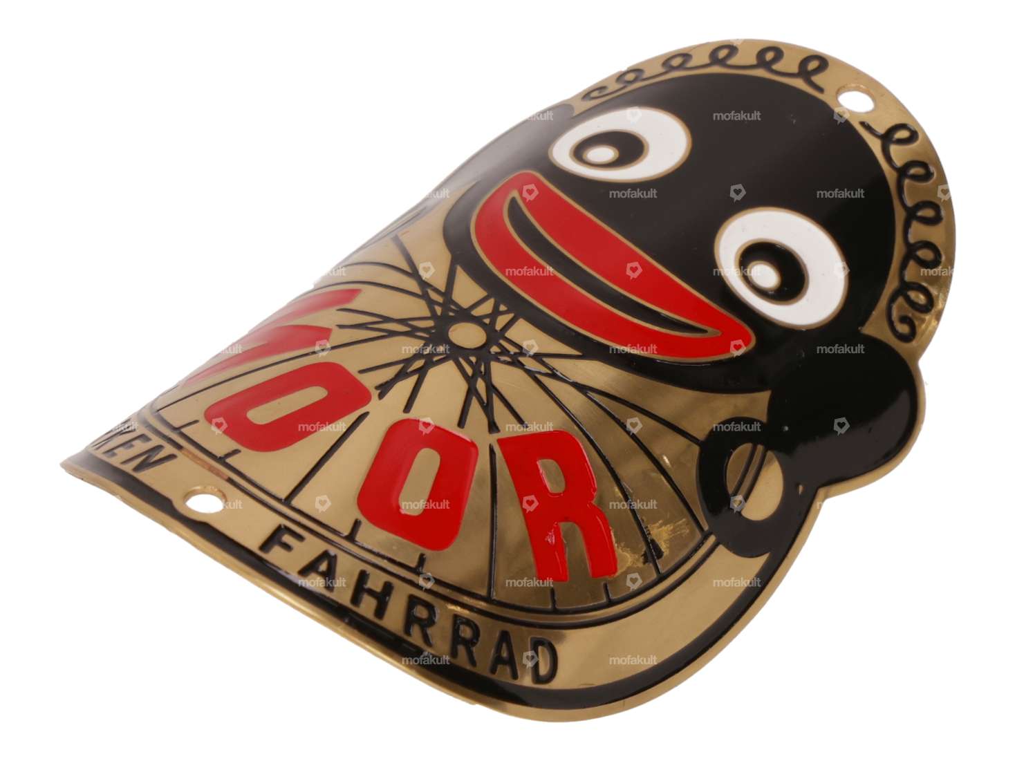 "Moor" brand plate on the head tube (curved) Carousel Image 3