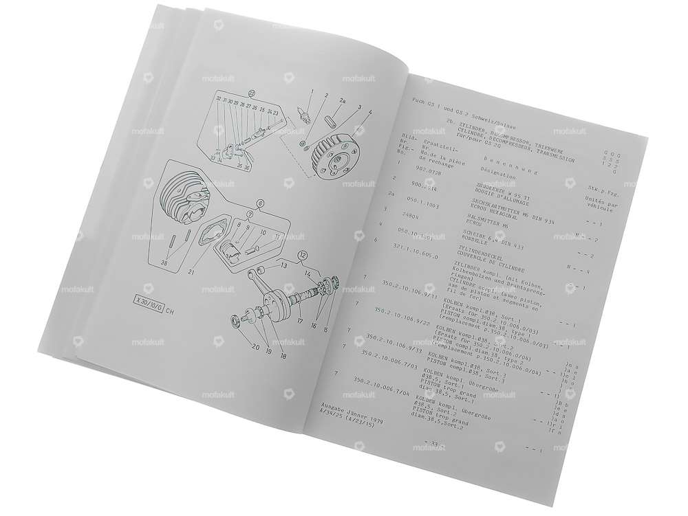 Catalogue de pièces détachées | Puch Allegro GS1, GS2, GS2G Carousel Image 4