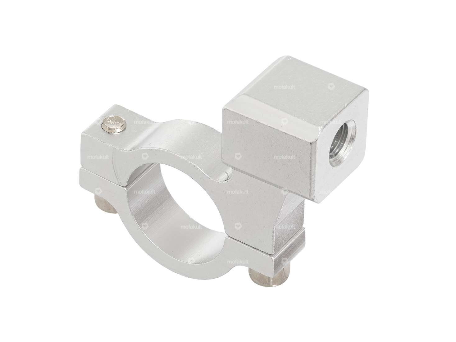 Spiegelhalterung M8 Alu silber Carousel Image 1