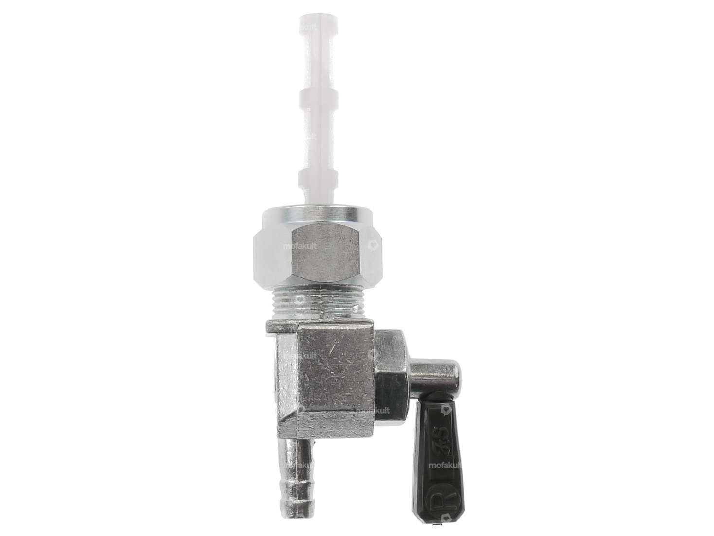 Robinet d'essence vertical M16x1 (avec écrou-raccord) sortant par le bas Carousel Image 2