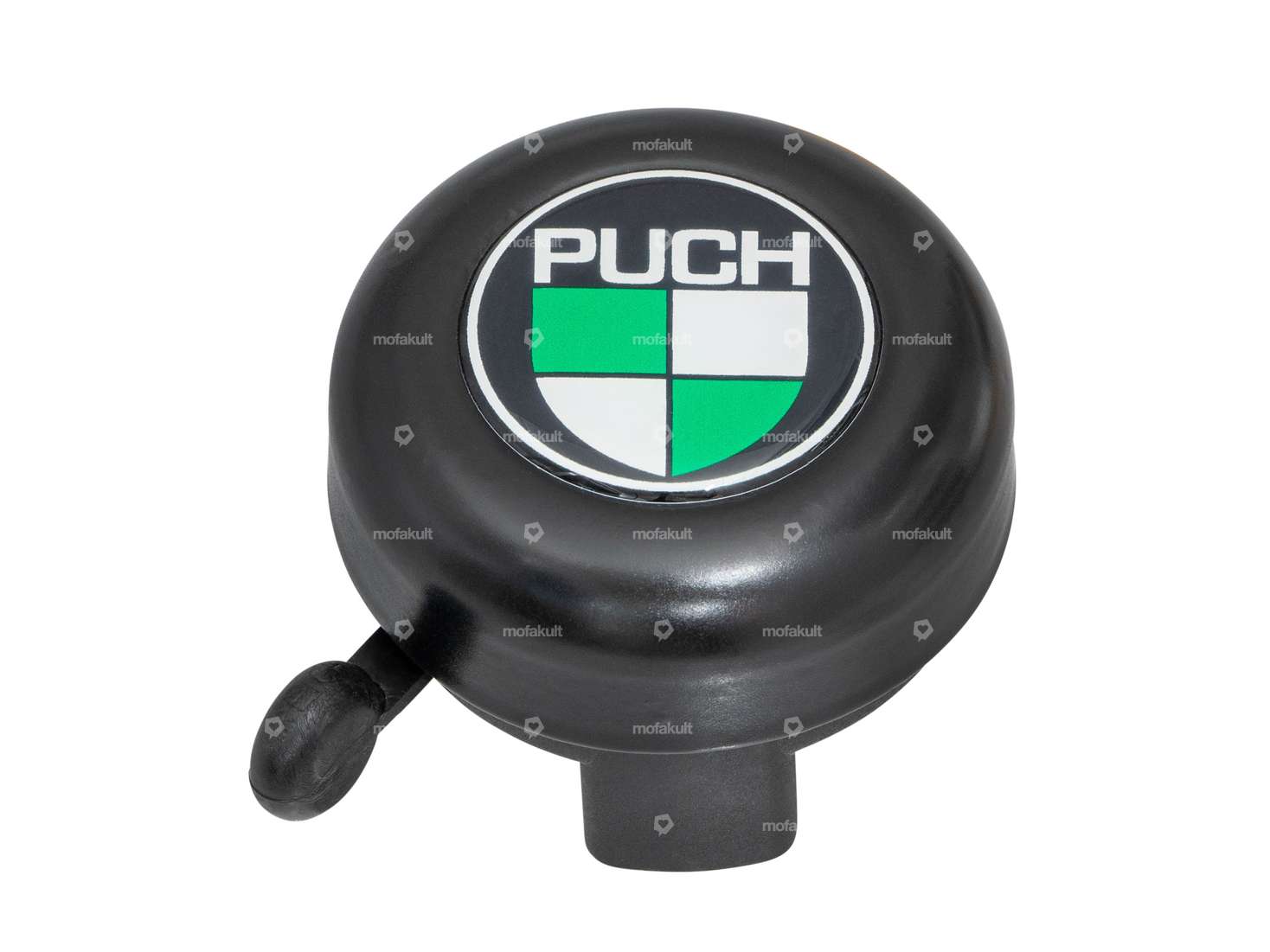 Cloche 3D gel autocollant "Puch" noir Carousel Image 1