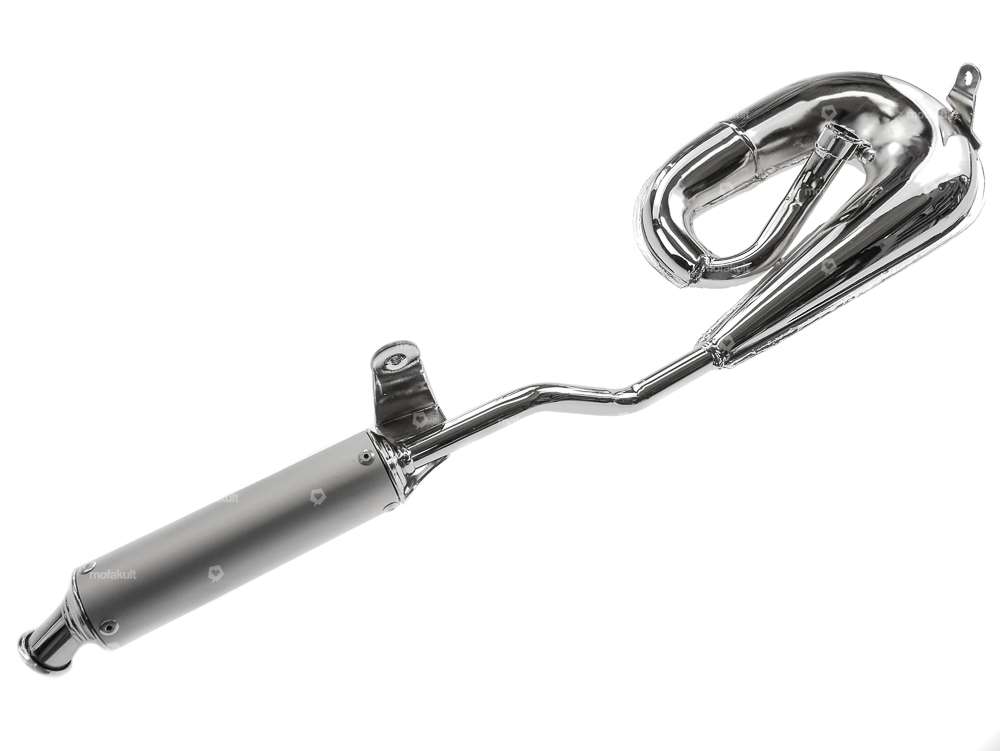 TECNO Circuit Auspuff Chrom | Piaggio Ciao, Bravo Carousel Image 1